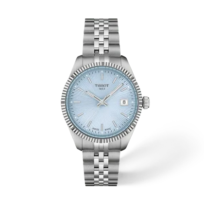 Reloj Tissot Ballade T156.210.11.351.00 Esfera Azul Claro 34 mm