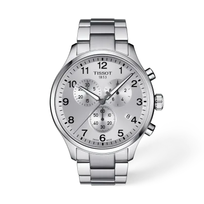 Reloj Tissot Chrono XL Classic T116.617.11.037.00 Esfera Plata 45 mm