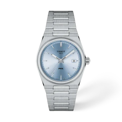 Reloj Tissot PRX T137.210.11.351.00 Esfera Azul Claro 35 mm