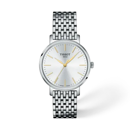 Reloj Tissot Everytime T143.210.11.011.01 Esfera Blanco 34 mm