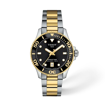 Reloj Tissot Seastar 1000 T120.210.22.051.00 Esfera Negro 36 mm