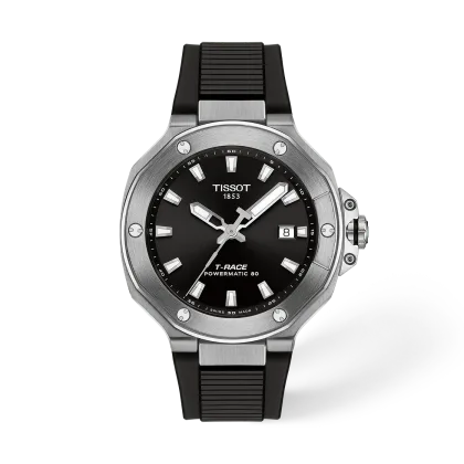 Reloj Tissot T-Race T141.807.17.051.00 Esfera Negro Correa de Silicona 41 mm