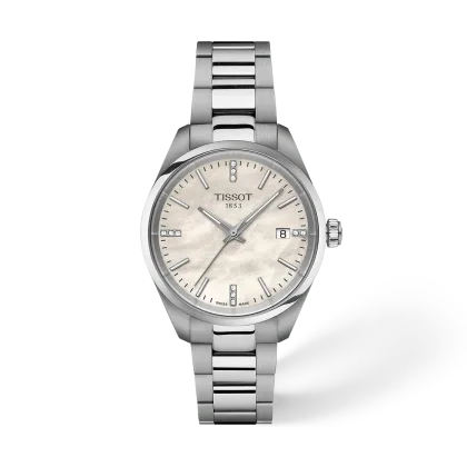 Reloj Tissot PR 100 T150.210.11.116.00 Esfera Nácar Blanco 34 mm