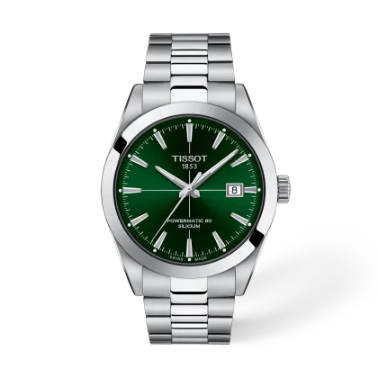 Reloj Tissot Gentleman T127.407.11.091.01 Esfera Verde 40 mm