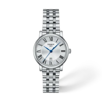 Reloj Tissot Carson Premium T122.210.11.033.00 Esfera Plata 30 mm