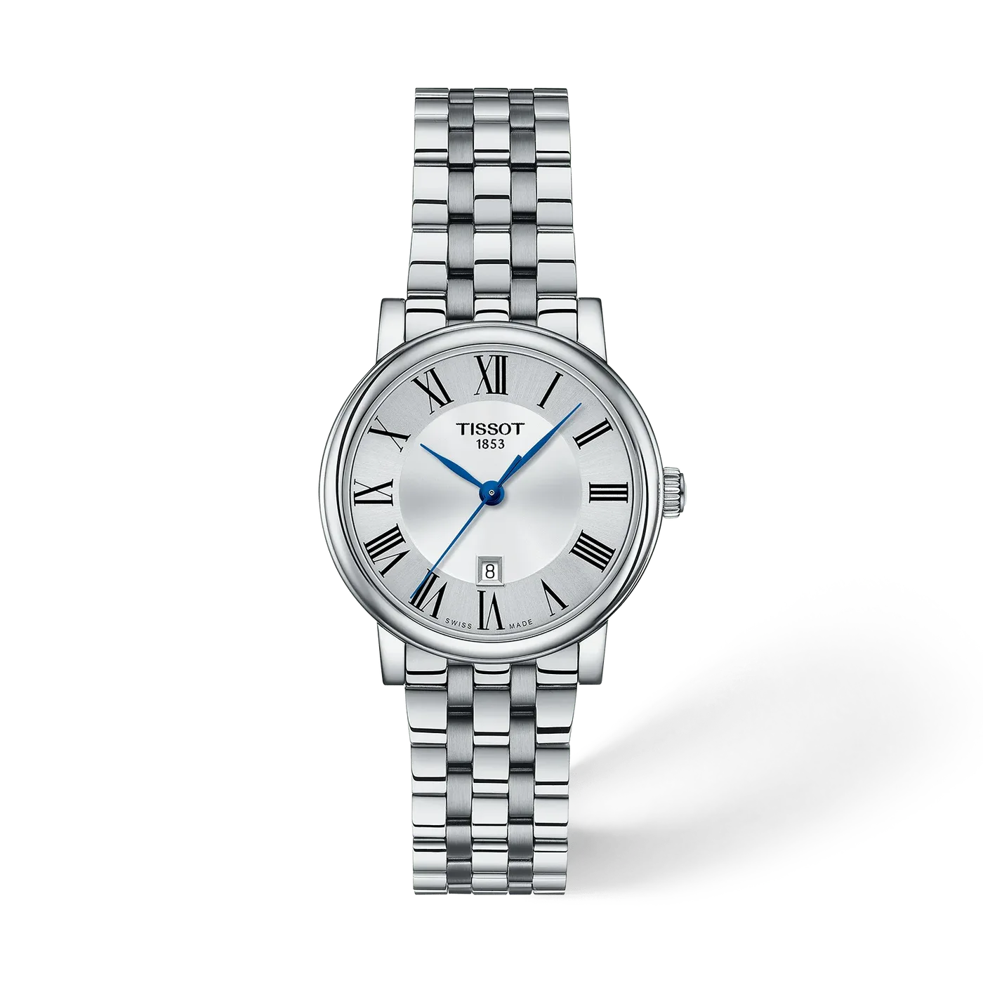 Reloj Tissot Carson Premium T122.210.11.033.00 Esfera Plata 30 mm