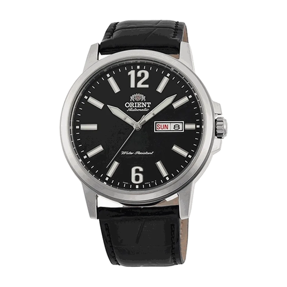 Reloj Orient Automático RA-AA0C04B Esfera Negra Correa de Cuero 41,9 mm