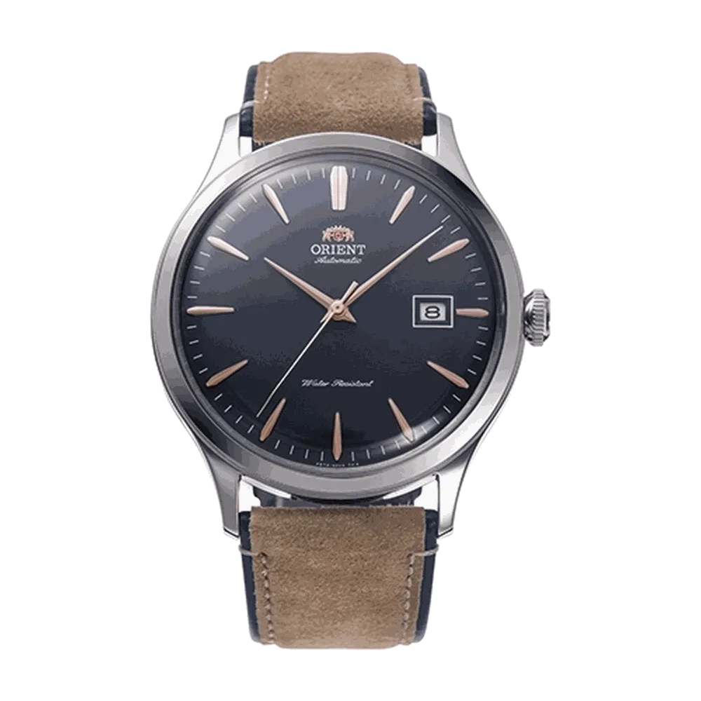 Reloj Orient Automático RA-AC0P02L Esfera Azul Marino Correa de Cuero 42 mm