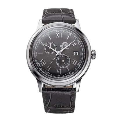 Reloj Orient Automático RA-AK0704N Esfera Gris Correa de Cuero 40,5 mm