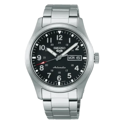 Reloj Seiko 5 Sports SRPG27K1 Esfera Negra 39,4 mm