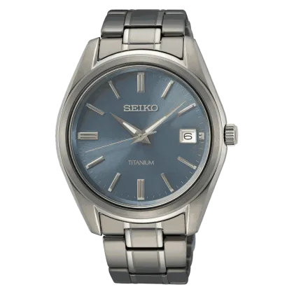Reloj Seiko SUR371P1 Titanio Esfera Azul 40,2 mm
