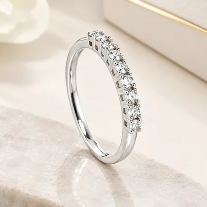 Anillo Cintillo en Grifas Plata 925
